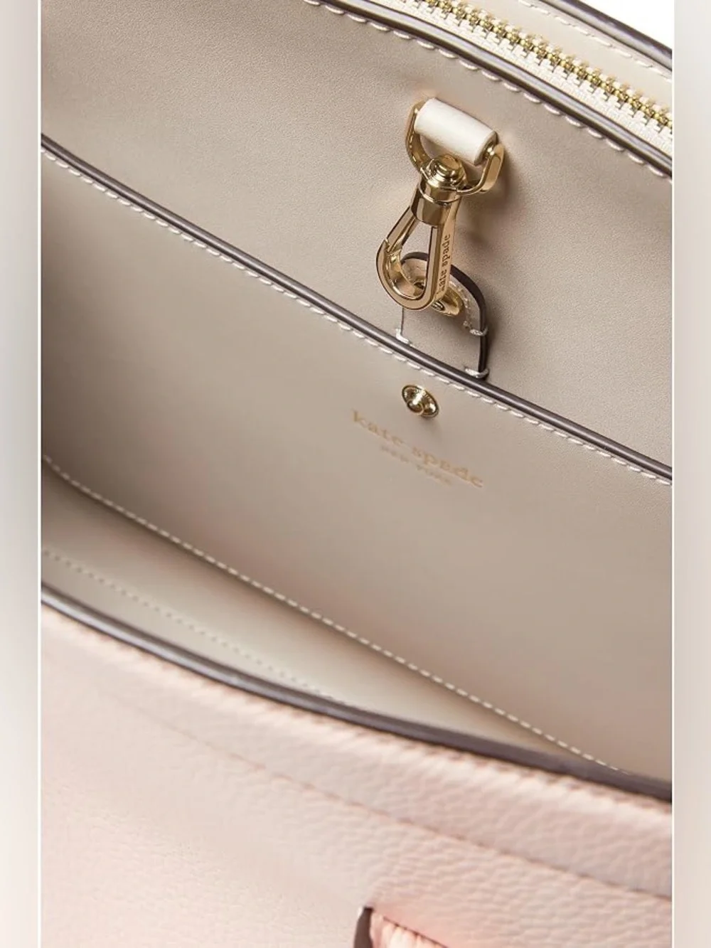 kate spade New York Pale Pink Leather Satchel